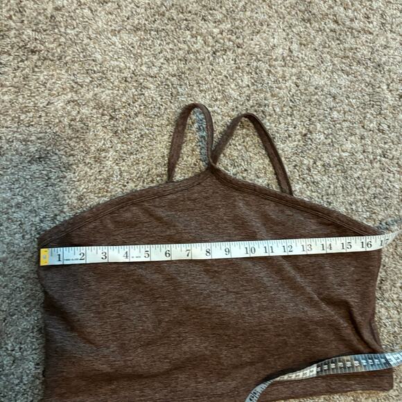 OFFLINE By Aerie The Hugger Longline Racerback Sports Bra Brown Sz XXL - Picture 7 of 7